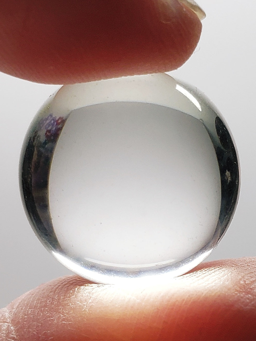 Clear Andara Crystal Mini Sphere 16mm