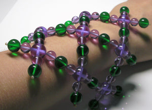 Green Violet Healing Flame Mini Mat Andara Crystal Specialized Healing Tool
