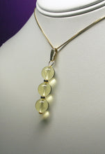 Load image into Gallery viewer, Yellow Andara Crystal Pendant with Gold (3 x 12mm)