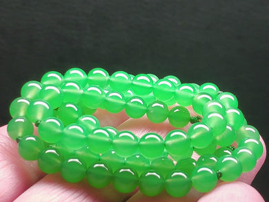Chrysoprase EO++ 5+mm 16.75inch