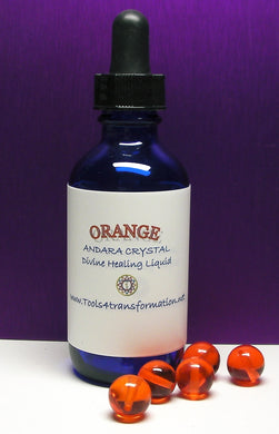 Orange Andara Crystal Liquid - Tools4transformation