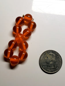 Orange Andara Crystal Color Ray Healing Tool