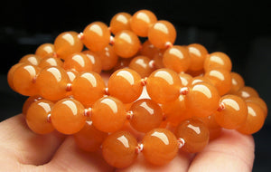 Peach Aventurine EO 8+mm 24.5inch