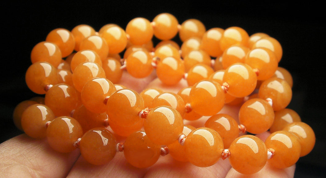 Peach Aventurine EO 8+mm 25.5inch