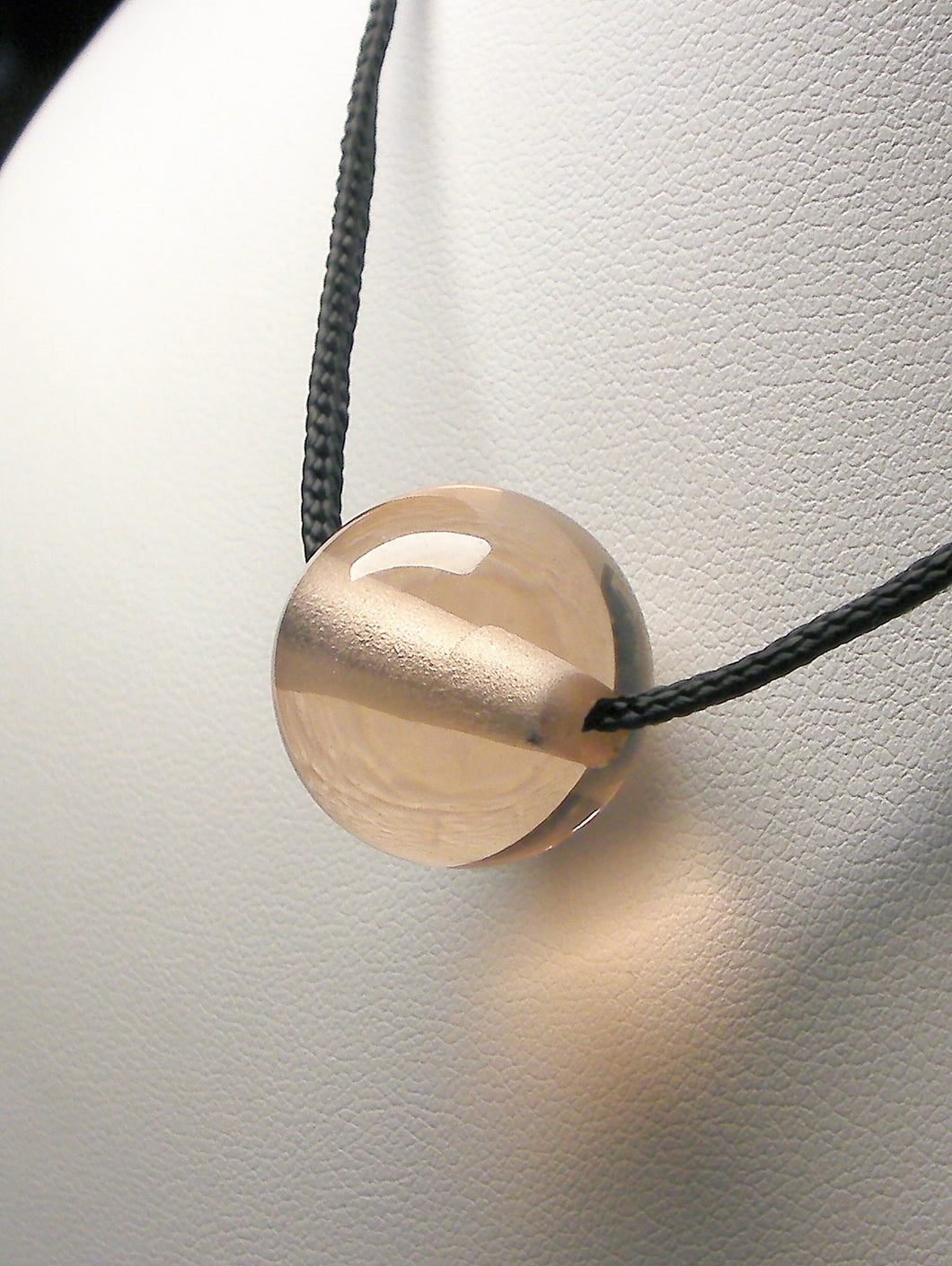 Peach Andara Crystal Simple Wear Pendant