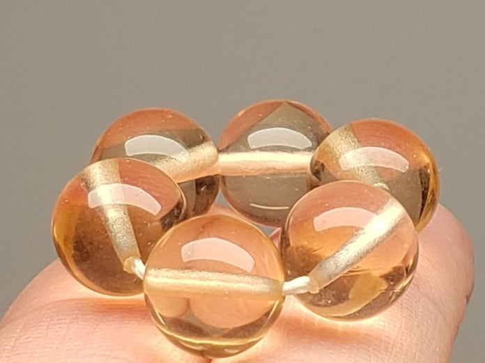 Peach Andara Crystal Therapy/Meditation Ring