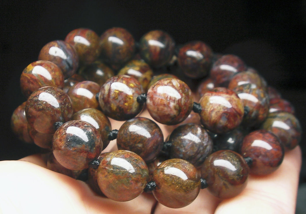 Pietersite EO++ 10mm 25inch Red Undertone