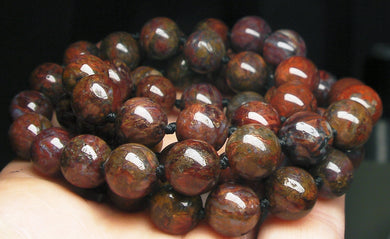 Pietersite EO++ 10mm 25.5inch Red