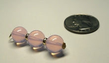 Load image into Gallery viewer, Pink Opalescence Andara Crystal with Gold Pendant (3 x 10mm)