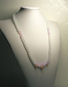 Pink Opalescence Andara Crystal Necklace 25.5inch - Tools4transformation