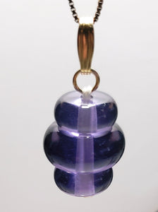 Purple Andara Crystal Pendant