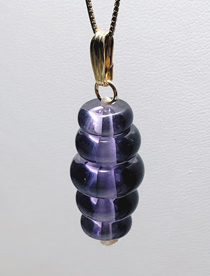 Purple Andara Crystal Pendant