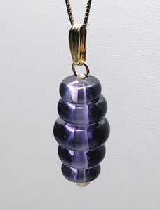 Purple Andara Crystal Pendant