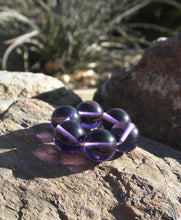Load image into Gallery viewer, Purple Andara Crystal Therapy/Meditation Ring - Tools4transformation