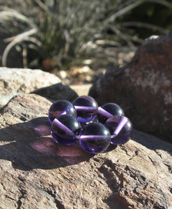 Purple Andara Crystal Therapy/Meditation Ring - Tools4transformation