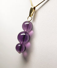 Load image into Gallery viewer, Purple Andara Crystal Pendant (2 x 10mm &amp; 1 x 12mm)
