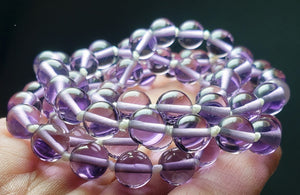 Purple Andara Crystal Necklace 8mm 26.25inch