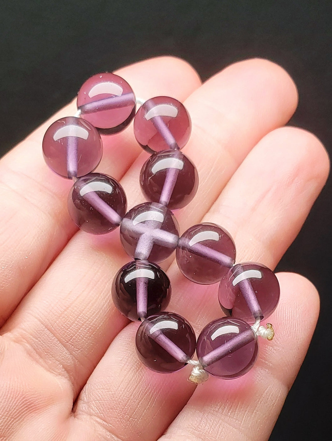 Purple Andara Crystal Color Ray Healing Tool