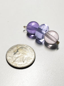 Pink Violet Healing Flame Andara Crystal Pendant