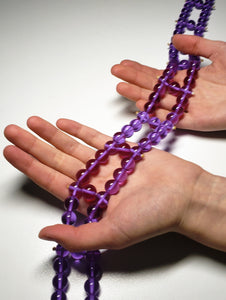 Violet Healing Flame Spinal Mat Andara Crystal Specialized Healing Tool