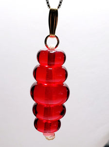 Red Andara Crystal Pendant