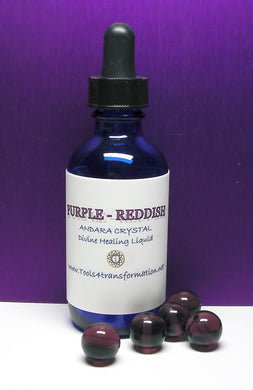 Purple (Reddish - Plum) Andara Crystal Liquid - Tools4transformation