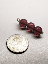 Load image into Gallery viewer, Purple - Reddish Andara Crystal Pendant (3 x 10mm)