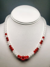Load image into Gallery viewer, Red Ray / Root Chakra Andara Crystal Necklace