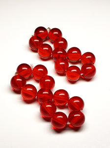 Red Andara Crystal Color Ray Healing Tool PAIR