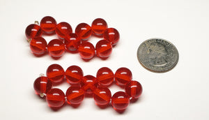 Red Andara Crystal Color Ray Healing Tool PAIR