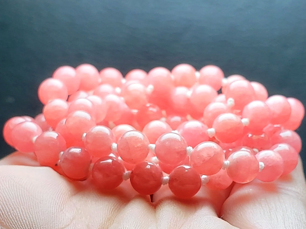 Rhodochrosite EO 5.8-6.6mm 26.5inch