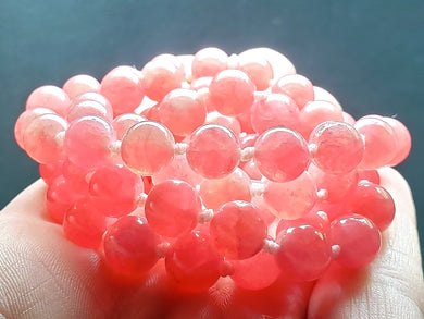 Rhodochrosite EO 7.4-8.4mm 25.5inch