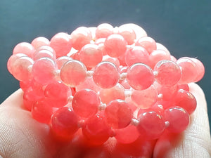 Rhodochrosite EO 7.4-8.4mm 25.5inch