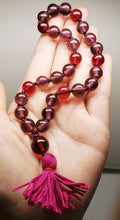 Load image into Gallery viewer, Andara Crystal Mala / Prayer Beads - Rose &amp; Reddish Purple