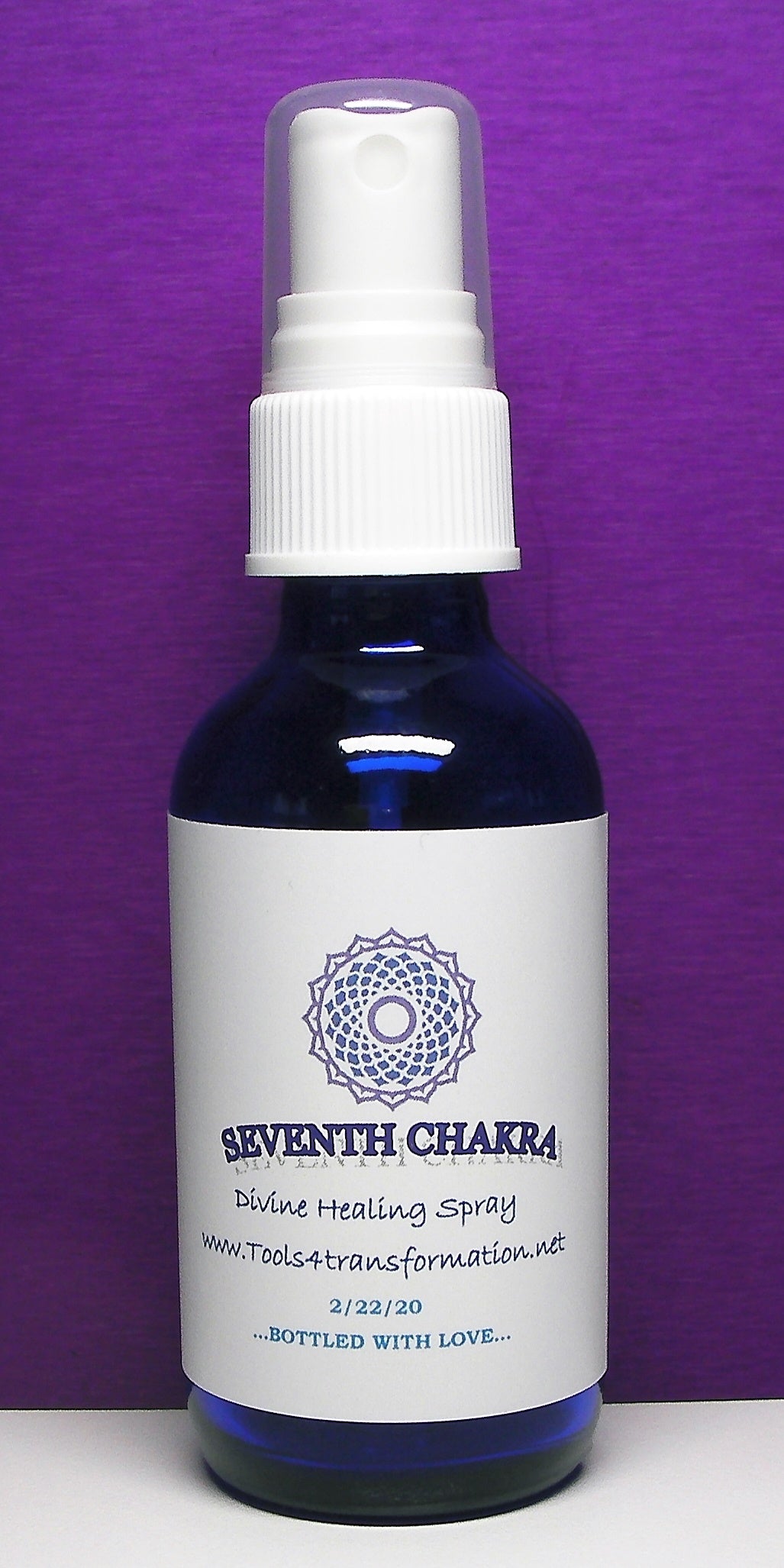 Seventh/Crown (Sahasrara) Chakra Healing Spray