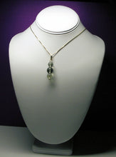 Load image into Gallery viewer, Silver - Deep Andara Crystal Pendant (2 x 10mm &amp; 1 x 12mm)