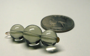 Silver - Deep Andara Crystal Pendant (2 x 10mm & 1 x 12mm)