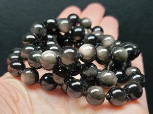 Silver Sheen Obsidian EO++ 8+mm 25.5inch