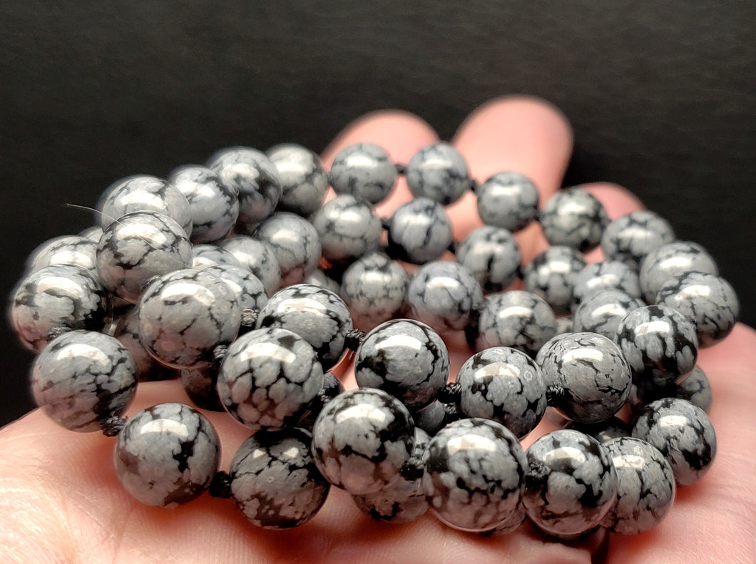 Snowflake Obsidian EO++ 8+mm 25inch