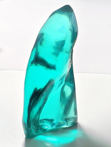 Teal Polished Andara Crystal 10.075kg