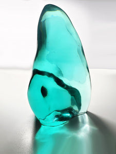 Teal Polished Andara Crystal 10.075kg