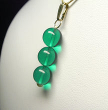 Load image into Gallery viewer, Teal Andara Crystal Pendant (3 x 10mm)