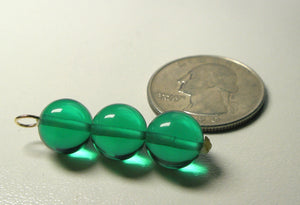 Teal Andara Crystal Pendant (3 x 10mm)
