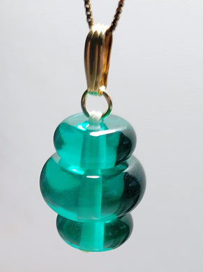 Teal Andara Crystal Pendant
