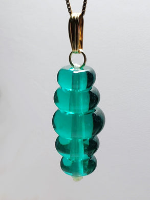 Teal Andara Crystal Pendant