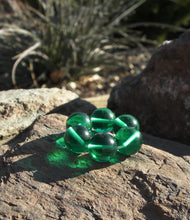 Load image into Gallery viewer, Teal Andara Crystal Therapy/Meditation Ring - Tools4transformation