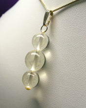 Load image into Gallery viewer, Gold Light Andara Crystal Pendant (2 x 10mm, 1 x 12mm)