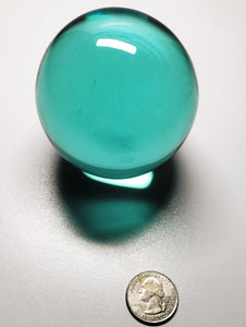 Turquoise Andara Crystal Sphere 2.65inch