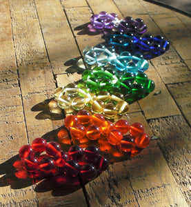 The Ultimate Andara Crystal Chakra Set - Sacred geometry / infinity