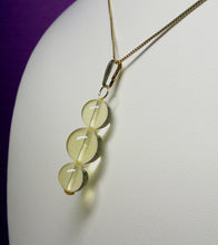 Load image into Gallery viewer, Yellow Andara Crystal Pendant (2 x 10mm &amp; 1 x 12mm)